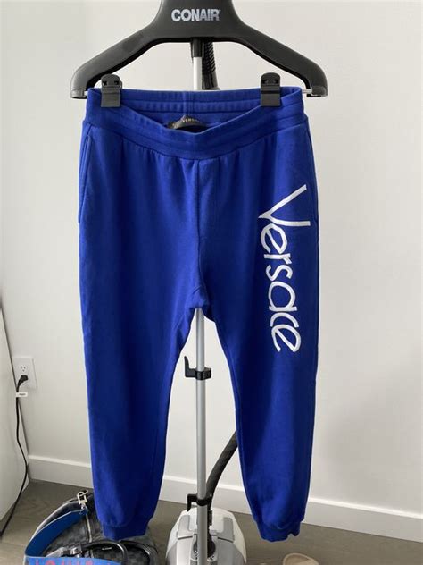 versace hosenanzug|Versace sweatpants.